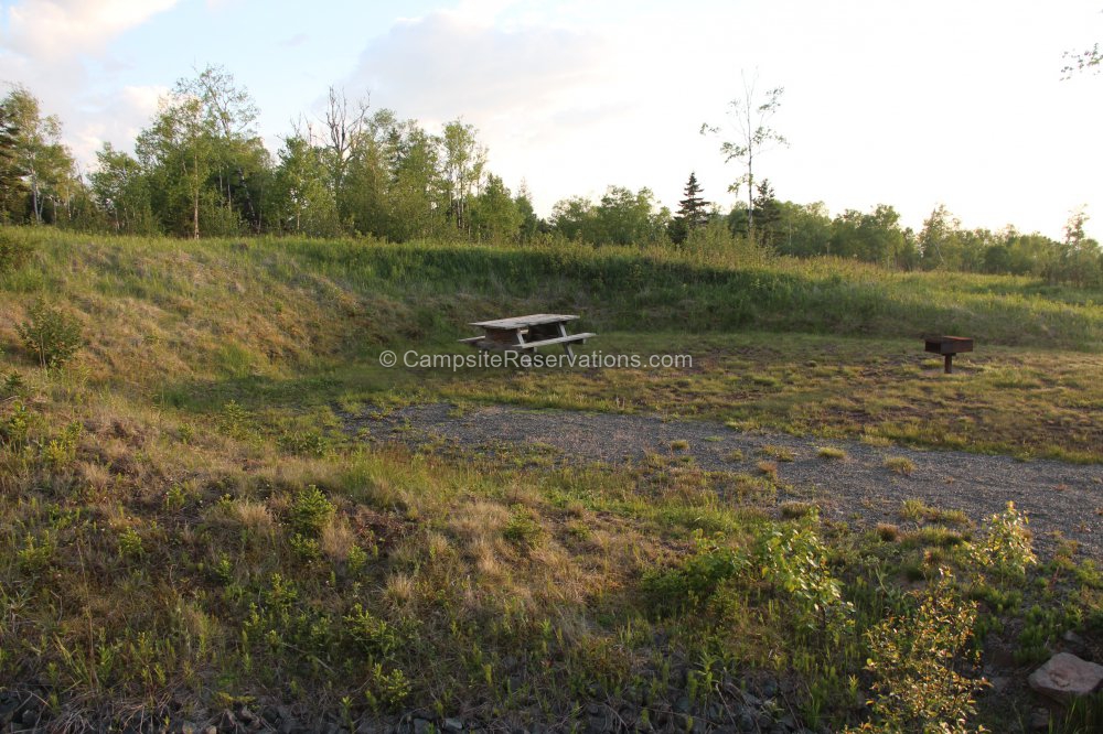 Campsite 84 in Five Islands Provincial Park Campground at Five Islands
